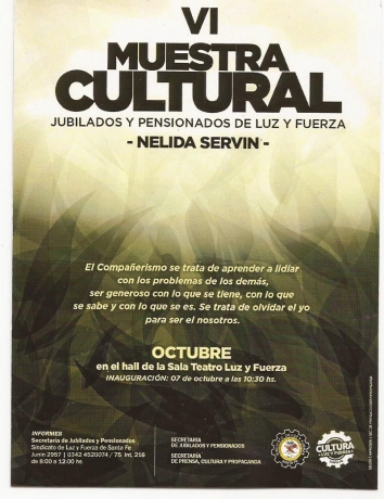 VI Muestra Cultural de Jubilados y Pensionados de Luz y Fuerza-Nélida Servín